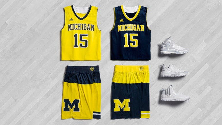 michigan basketball uniforms